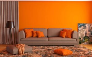 Warna Cat Rumah Oranye