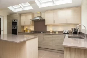 Dapur Minimalis warna beige yang Menawan