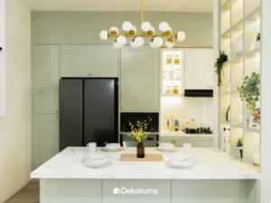 Kitchen Set Modern Perpaduan Konsep Cozy dan Elegan