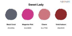 Kombinasi Warna Magenta Sweet Lady