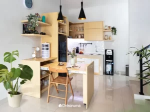Konsep kitchen Set Japandi Modern