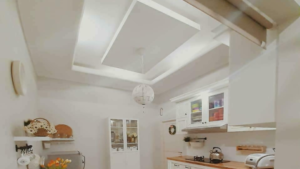 Plafon Gypsum Minimalis Putih Polos