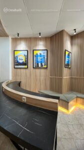 Project Ruang Komunal Gaya Japandi Gedung C Universitas Pekalongan