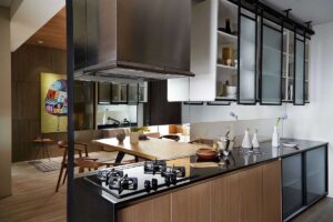 Desain Dapur Industrial yang Modern dan Elegan