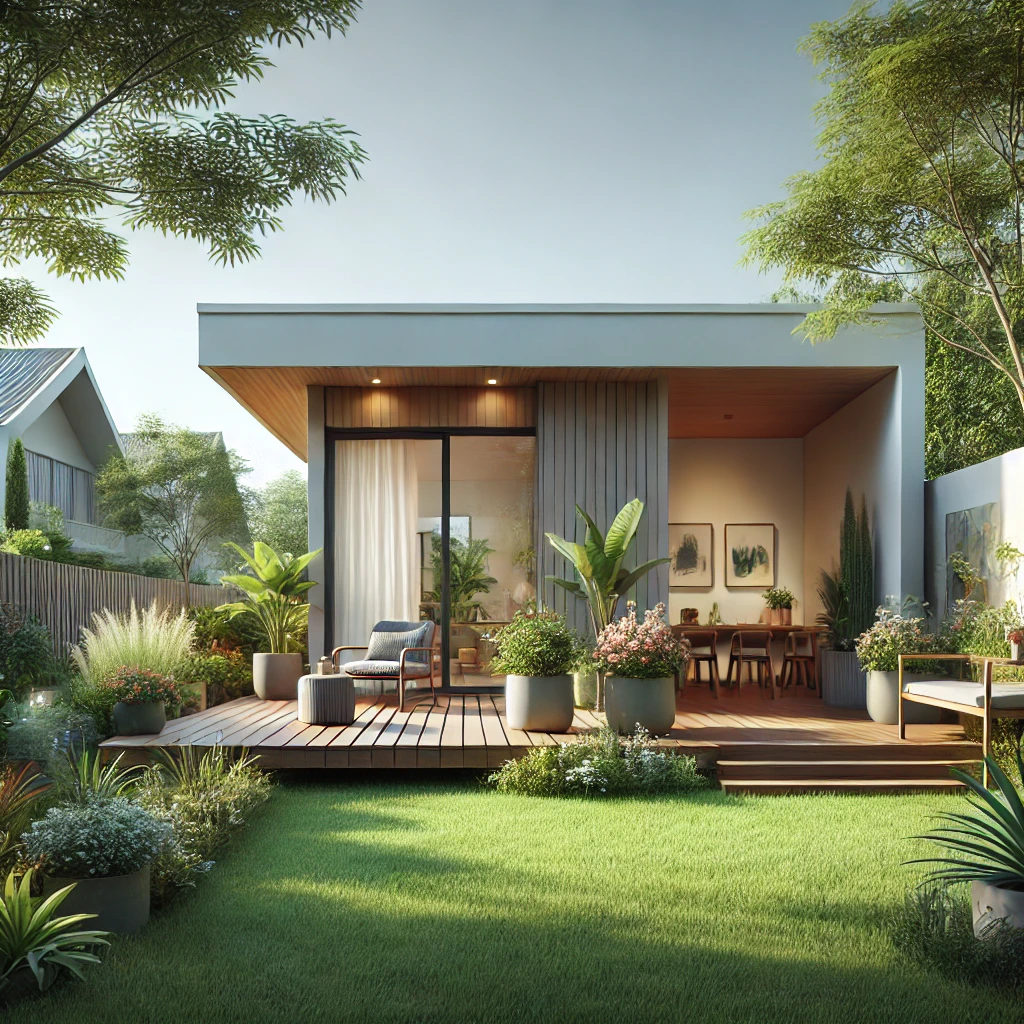 Rumah Minimalis dengan Taman