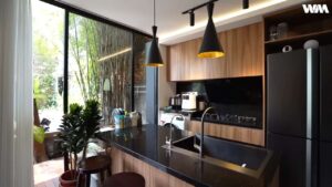 Desain Kitchen Set Letter I yang Praktis 1 Desain Kitchen Set Letter I yang Praktis