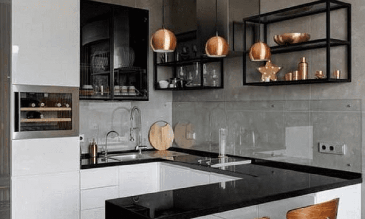 Kitchen Set Industrial Bentuk U