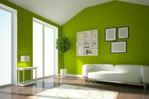 kombinasi cat hijau cocok dengan warna apa