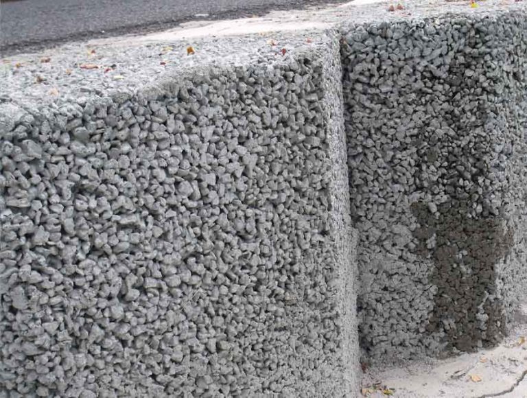 kekurangan beton berpori