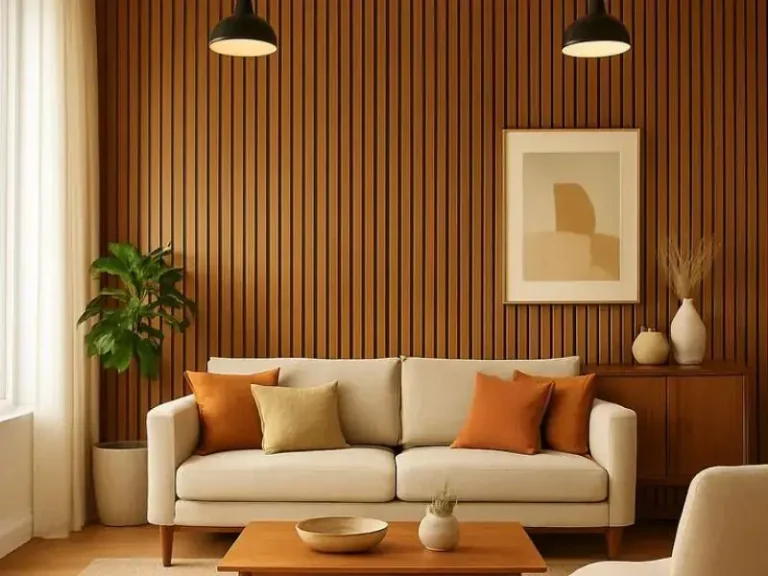 Inspirasi Wall Panel Ruang Tamu