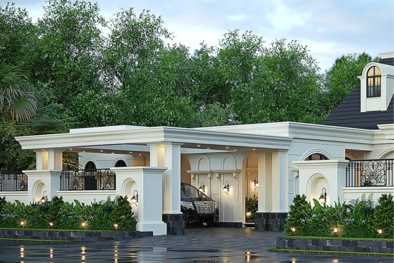 Fasad Rumah Klasik Sederhana
