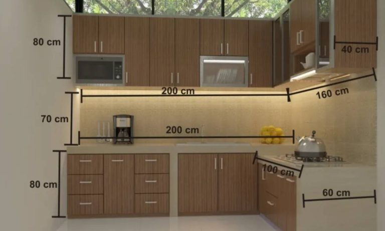 Cara Menentukan Ukuran Kitchen Set
