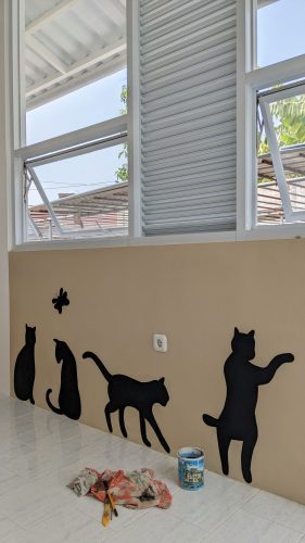Pembuatan Interior Rumah Kucing OA